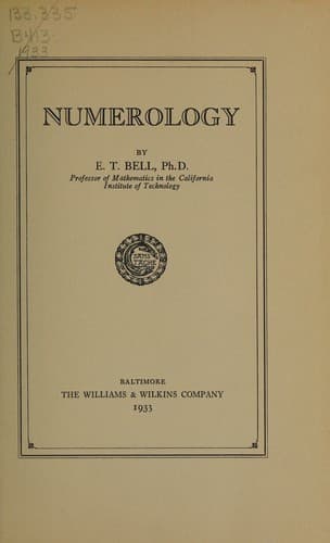 Cover of Numerology