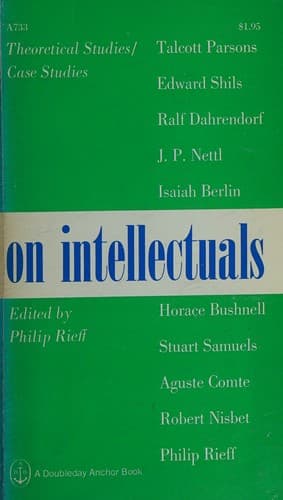 Cover of On Intellectuals Theoretical Studies Case Studies