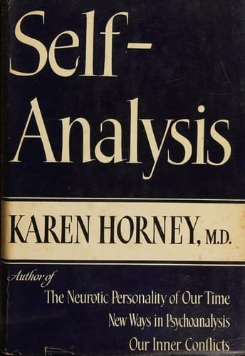 Cover of Self-analysis