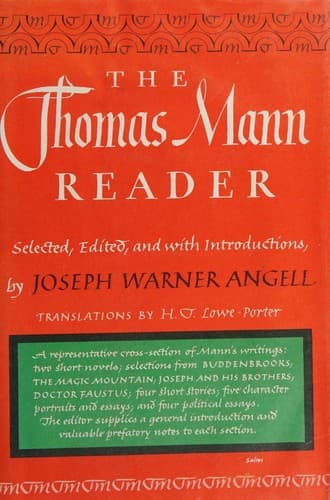 Cover of The Thomas Mann reader;