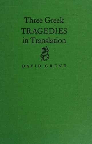 Cover of Three Greek tragedies in translation