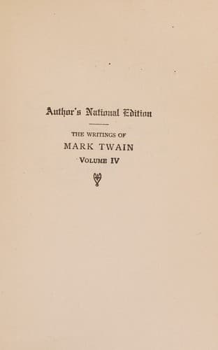Cover of A Tramp Abroad, in Two Volumes, Volume II (Author's National Edition, The Writings of Mark Twain, Volume 4)
