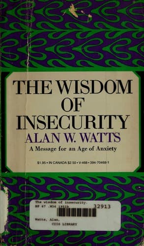Cover of The Wisdom of Insecurity