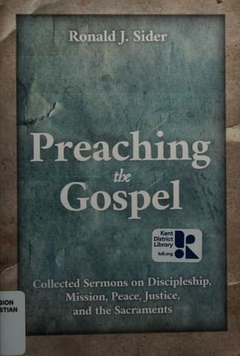 Cover of Preaching the Gospel