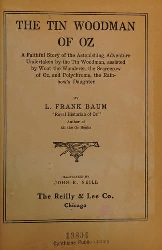 Cover of The Tin Woodman of Oz