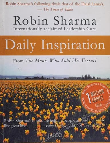 Cover of Daily Inspiration from the Monk Who Sold His Ferrari