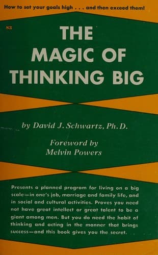 Cover of The Magic of Thinking Big