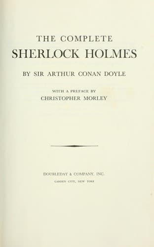 Cover of The Complete Sherlock Holmes [4 novels, 56 stories]