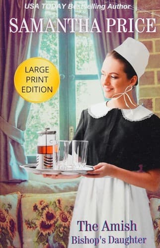 Cover of The Amish Bishop's Daughter LARGE PRINT