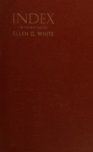 Cover of Scriptural and Subject Index to the Writings of Ellen G. White