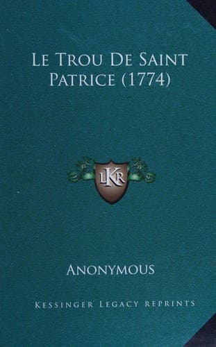 Cover of Le Trou De Saint Patrice