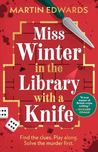 Cover of Miss Winter in the Library with a Knife