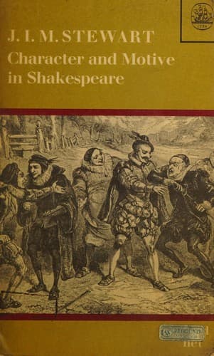 Cover of Character and Motive in Shakespeare
