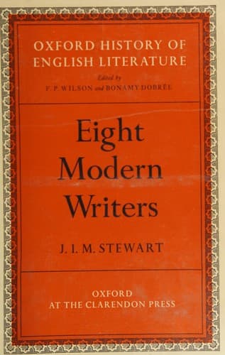 Cover of Eight Modern Writers