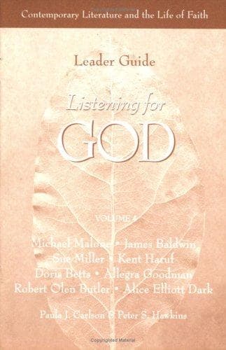 Cover of Listening for God Ldr Vol 4 (Listening for God (Paperback))