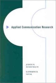 Cover of Applied communication research