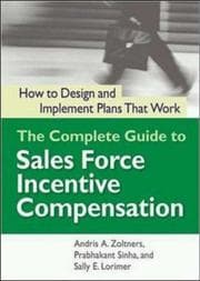 Cover of The complete guide to sales force incentive compensation