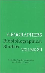 Cover of Geographers
