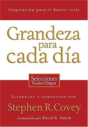 Cover of Grandeza Para Cada Dia/ Everyday Greatness (Spanish Edition)