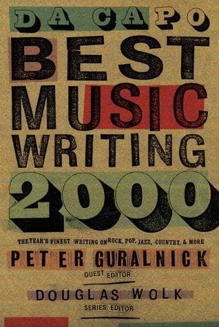 Cover of Da Capo Best Music Writing 2000