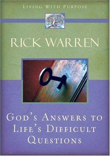 Cover of God's Answers to Life's Difficult Questions