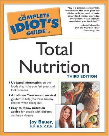 Cover of Complete Idiot's Guide to Total Nutrition