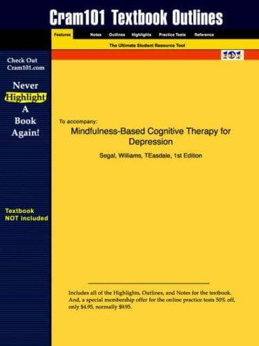 Cover of Mindfulness-Based Cognitive Therapy for Depression (Cram101 Textbook Outlines - Textbook NOT Included)
