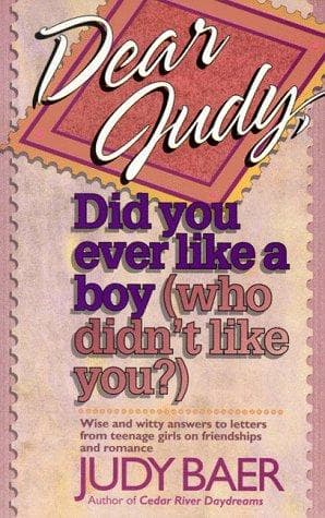 Cover of Dear Judy, did you ever like a boy (who didn't like you?)