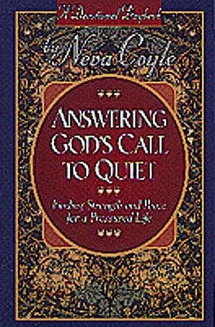 Cover of Answering God's call to quiet