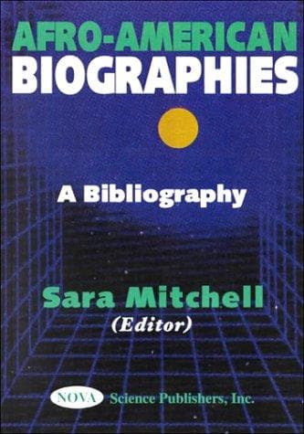 Cover of Afro-American Biographies