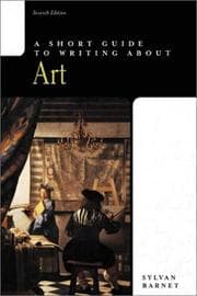 Cover of A Short Guide to Writing About Art