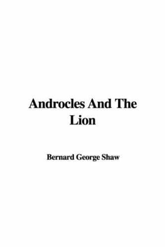 Cover of Androcles and the lion