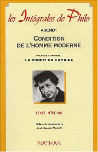 Cover of Condition de l'homme moderne