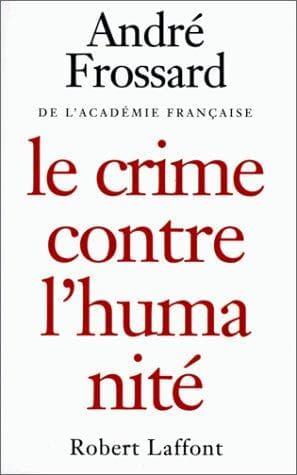 Cover of Crime contre l'humanité