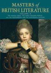 Cover of Masters of British literature