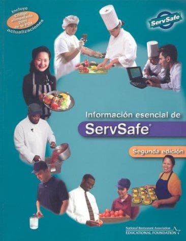 Cover of ServSafe Essentials in Spanish without Scantron Certification Exam