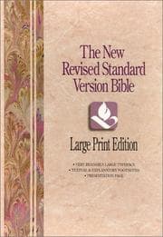 Cover of Large Print Bible