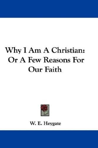 Cover of Why I Am A Christian