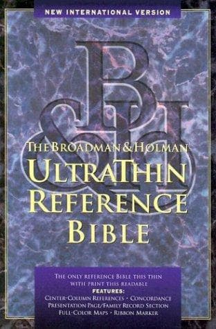 Cover of Niv Ultrathin Reference Bible (International Version)