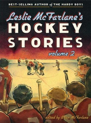 Cover of Leslie McFarlane's hockey stories