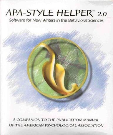 Cover of Apa-Style Helper 2.0