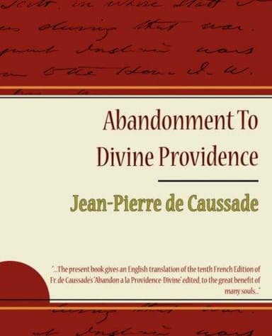 Cover of Abandonment To Divine Providence - Jean-Pierre de Caussade