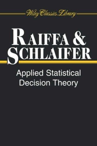 Cover of Applied statistical decision theory