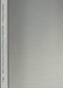 Cover of Approaches to teaching Stowe's Uncle Tom's cabin