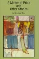Cover of A Matter of pride and other stories