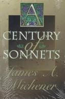 Cover of A century of sonnets