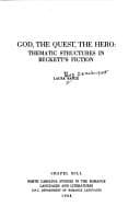 Cover of God, the quest, the hero