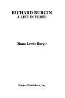 Cover of Richard Burgin, a life in verse