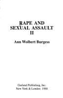 Cover of Rape and Sexual Assault II
