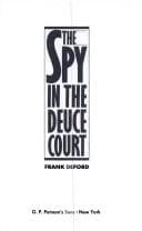 Cover of The spy in the deuce court